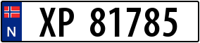 Truck License Plate